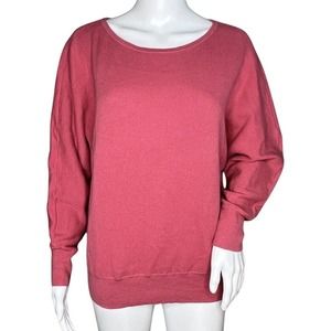Chicos Sweater Womens Medium 1 Pink‎ Cozy Casual Workwear Versatile Minimalist